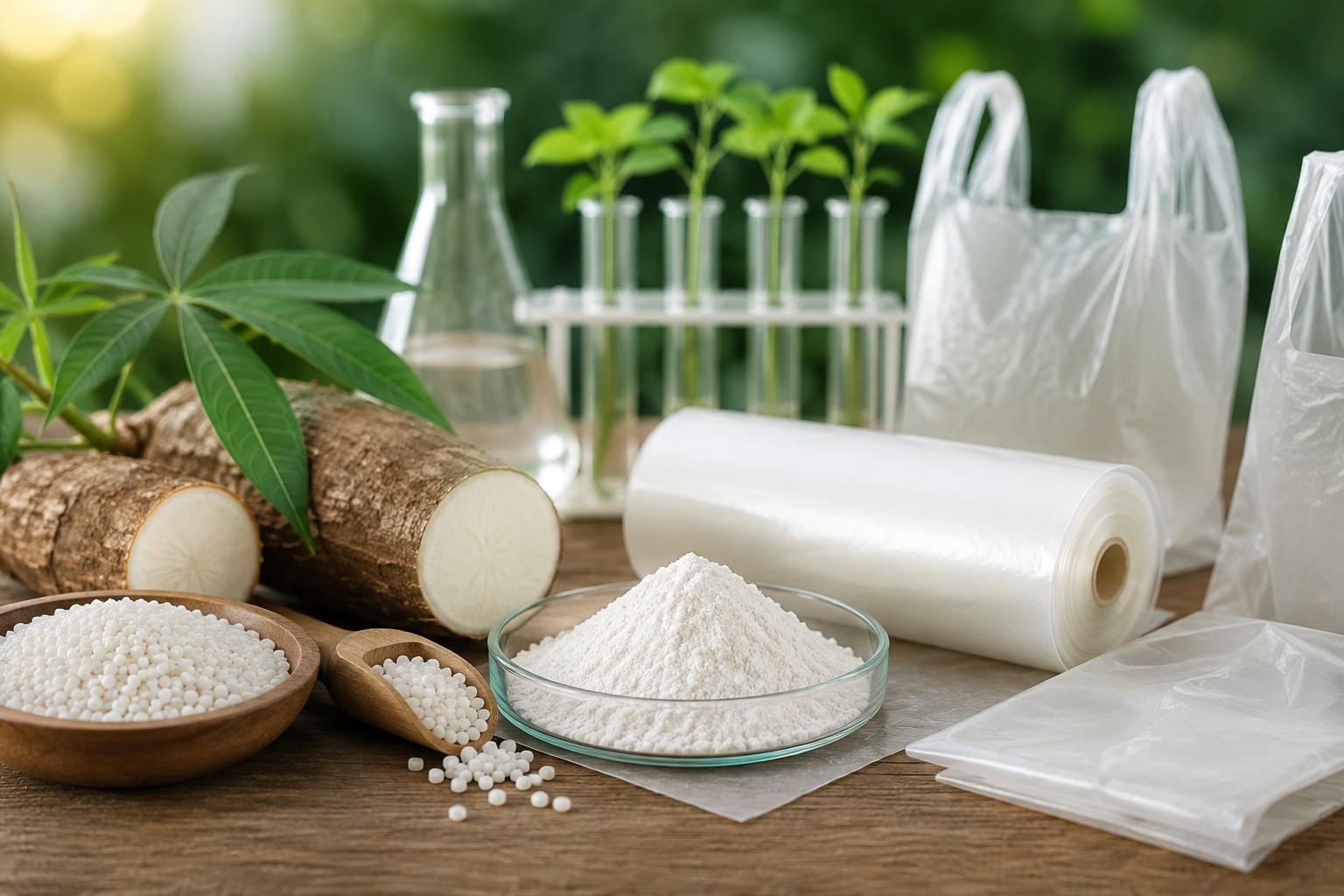 Việt Nam nghiên cứu chế tạo thành công màng nhựa phân hủy sinh học hoàn toàn từ tinh bột sắn