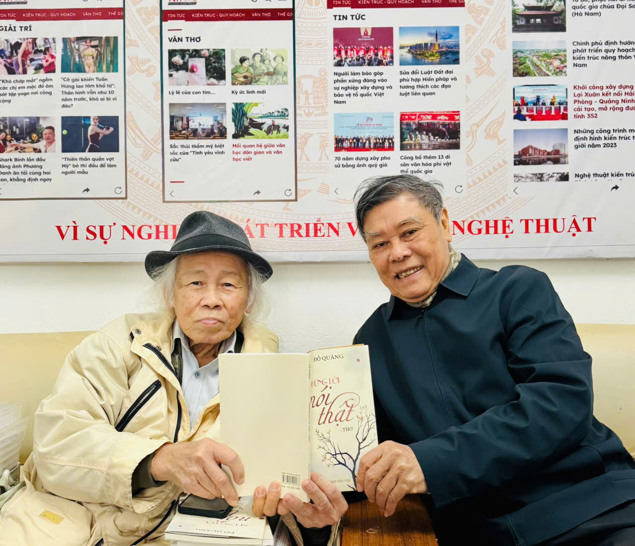 Cõi lòng Đỗ Quảng (Đọc “Những lời nói thật”, thơ Đỗ Quảng, NXB Hội Nhà văn, năm 2025)