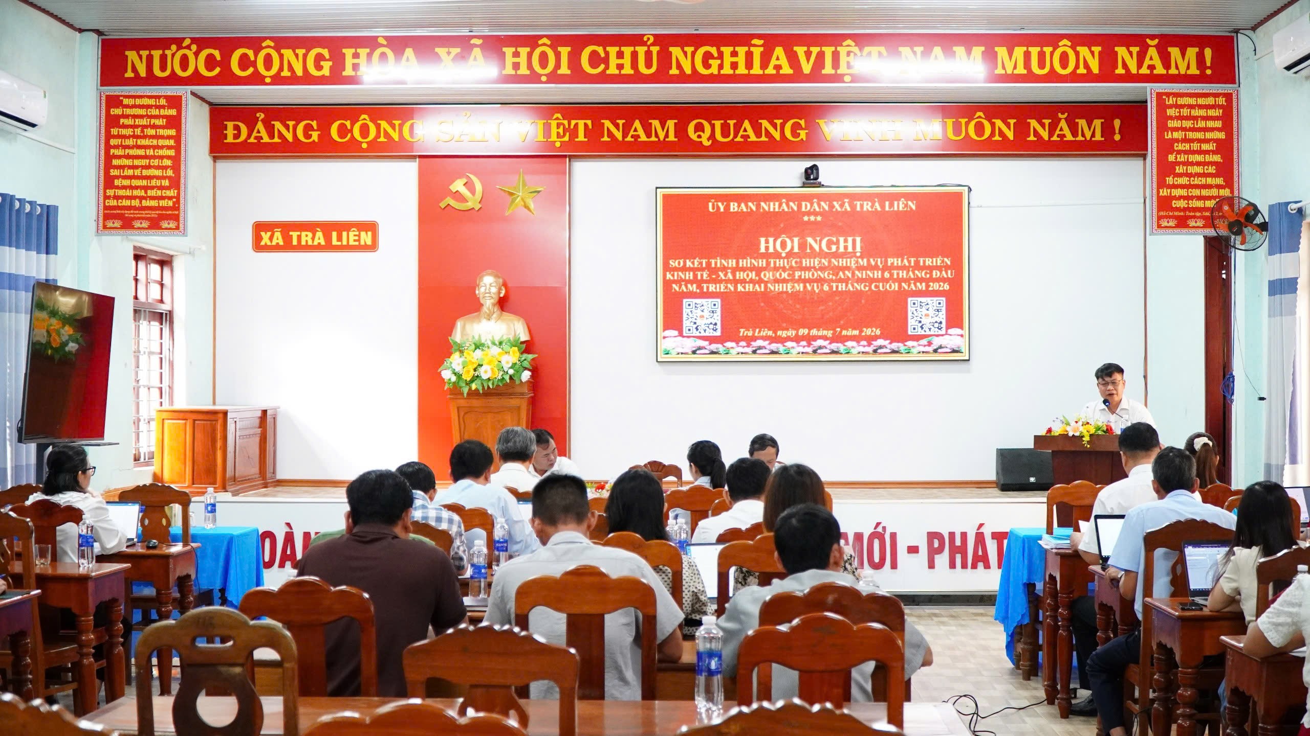 Trà Liên sơ kết nhiệm vụ phát triển kinh tế - xã hội, quốc phòng – an ninh 6 tháng đầu năm 2026