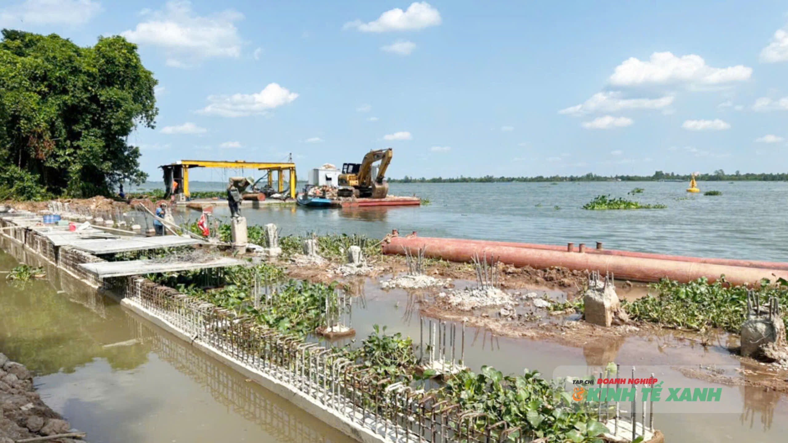 Người dân vùng sạt lở ở Đồng Tháp sắp có bờ kè kiên cố, ổn định cuộc sống
