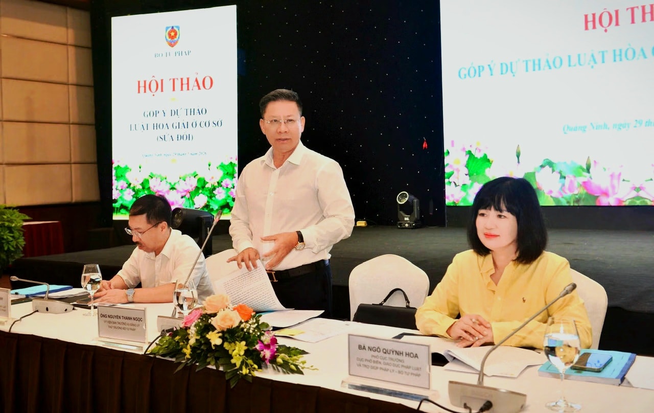 Sửa đổi Luật Hòa giải ở cơ sở: Hoàn thiện cơ chế pháp lý để nâng cao hiệu quả giải quyết mâu thuẫn trong cộng đồng