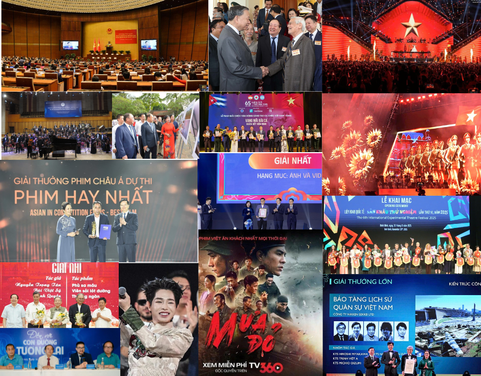 Công bố Bình chọn 15 sự kiện văn học nghệ thuật tiêu biểu năm 2025