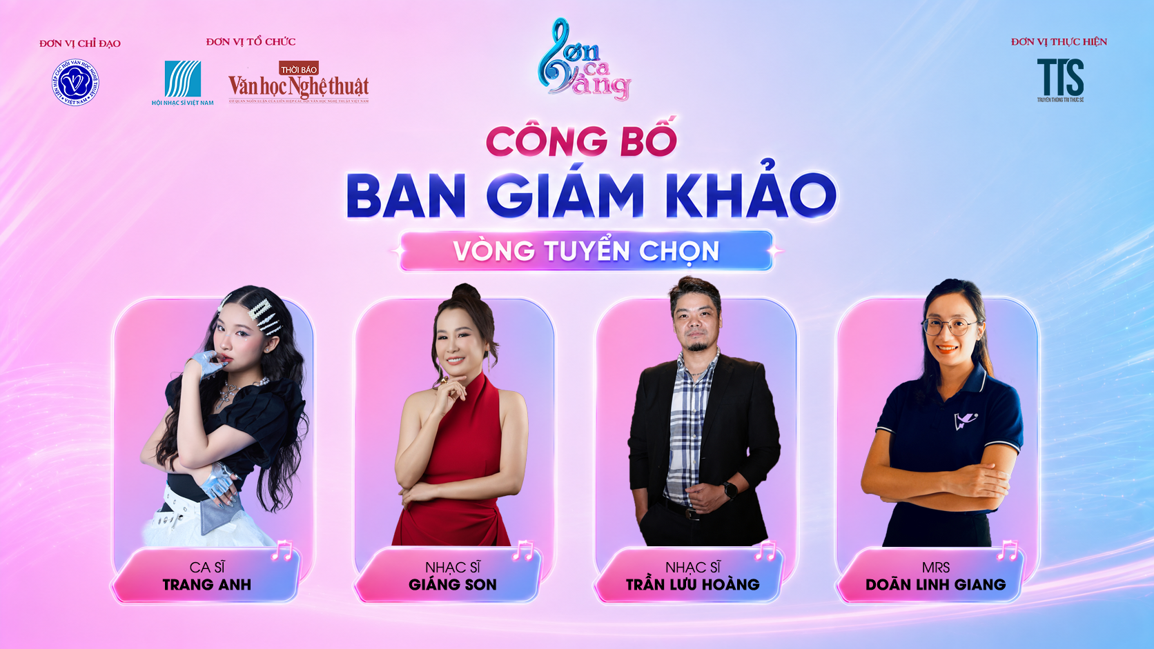 'Sơn Ca Vàng - Thế hệ mới 2026' chính thức khởi động Vòng 2 - Vòng tuyển chọn (Casting trực tiếp)