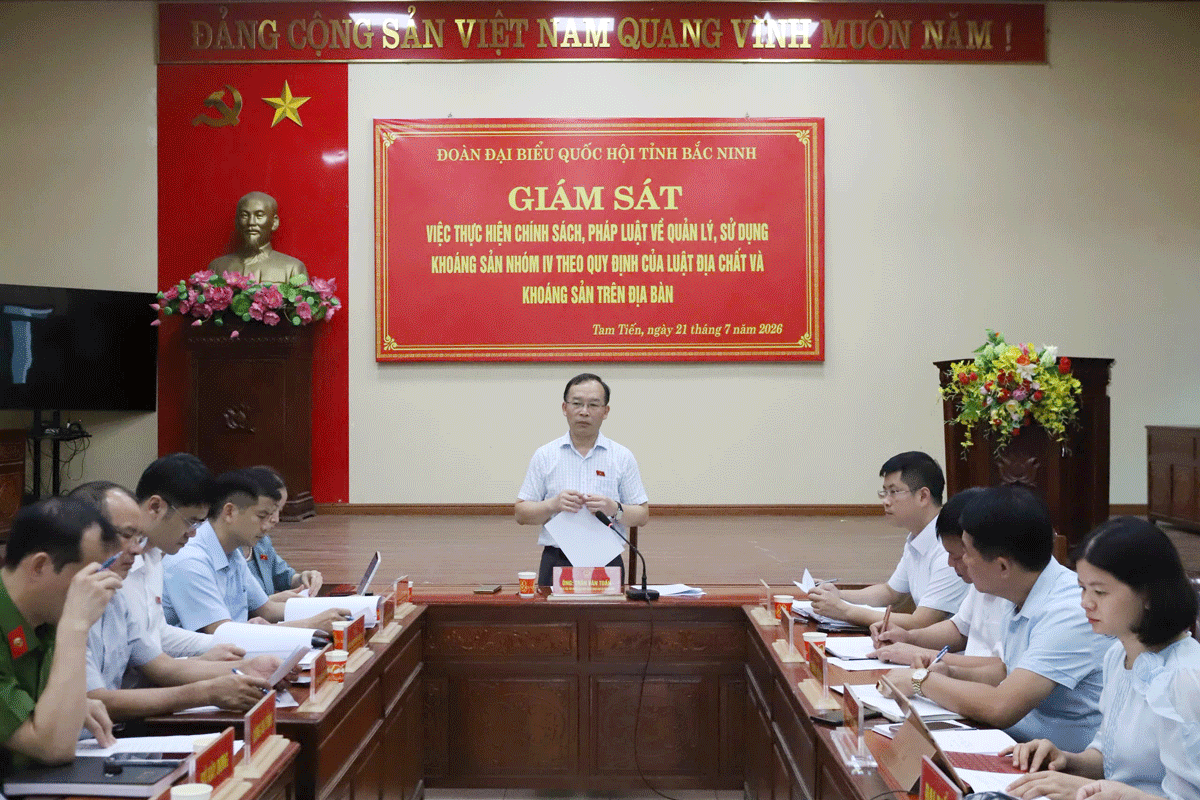 Bắc Ninh: Tăng cường quản lý khoáng sản từ khai trường đến tuyến vận chuyển