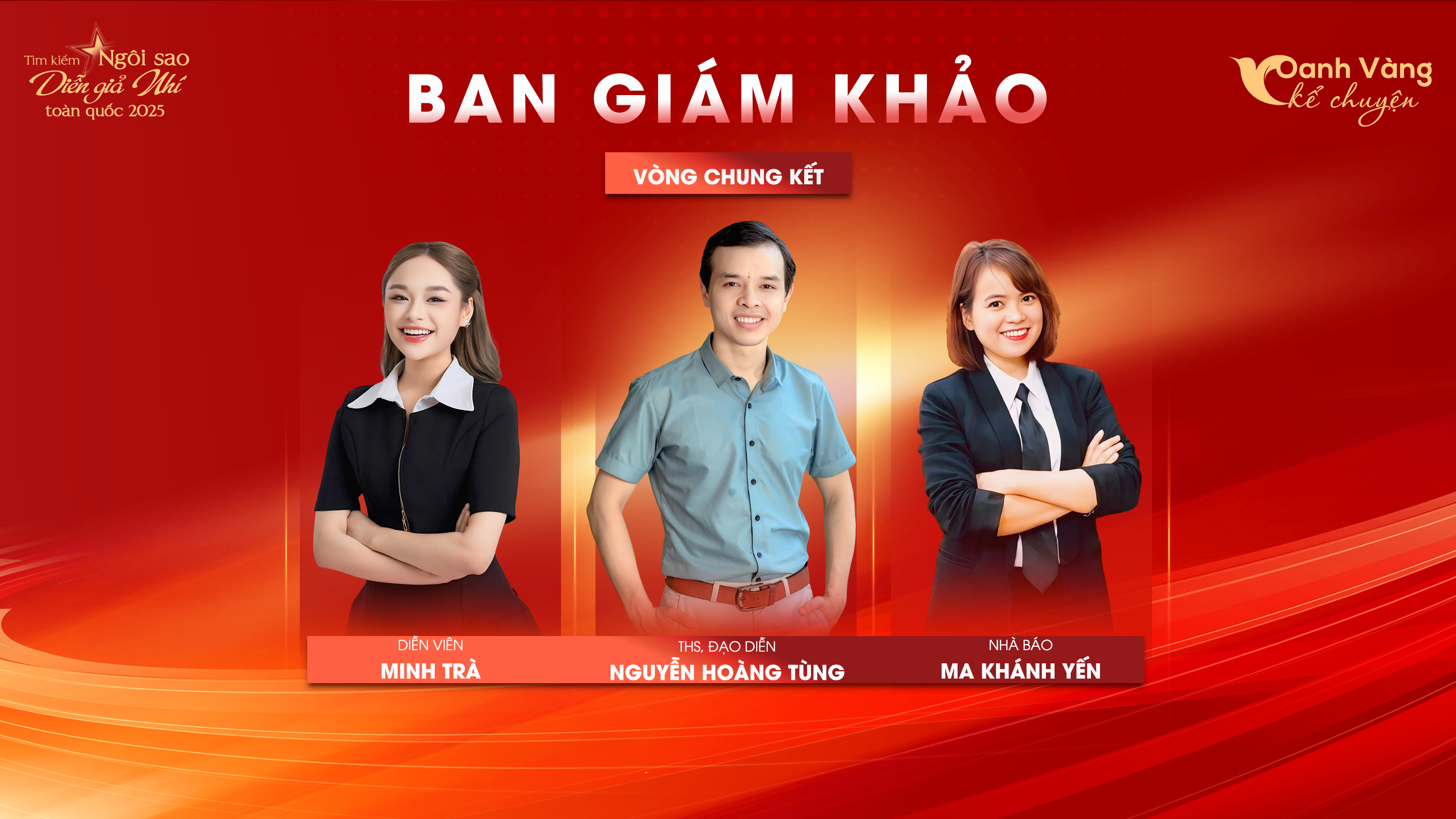 Lộ diện dàn giám khảo quyền lực tại Vòng Chung kết Oanh Vàng Kể Chuyện năm 2025 