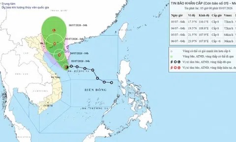 Dự báo thời tiết hôm nay 3/7: Bão số 1 MAYSAK hình thành trên biển Đông