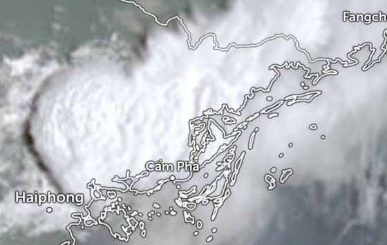 Cảnh báo mưa đá ở Quảng Ninh, Hải Phòng