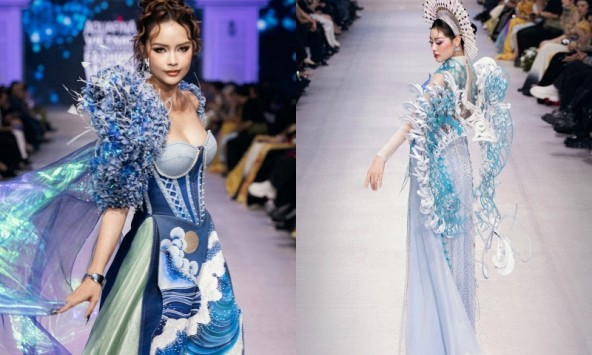 Dàn hoa, á hậu đổ bộ show Đặng Trọng Minh Châu, Ngọc Châu - Khánh Vân chiếm spotlight