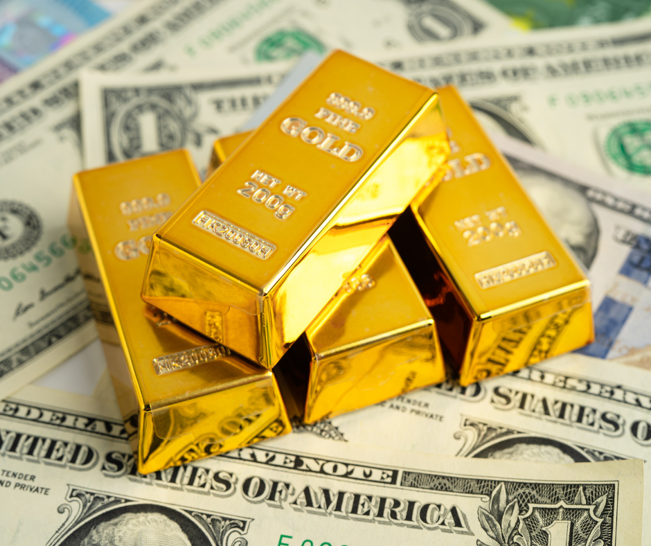 Giá vàng nhích lên, tỷ giá USD giảm nhẹ