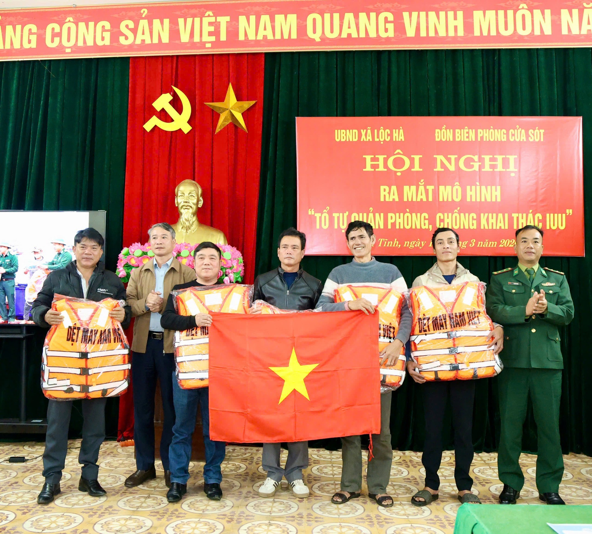 Hà Tĩnh: Ra mắt mô hình “tổ tự quản phòng, chống khai thác IUU” tại xã Lộc Hà