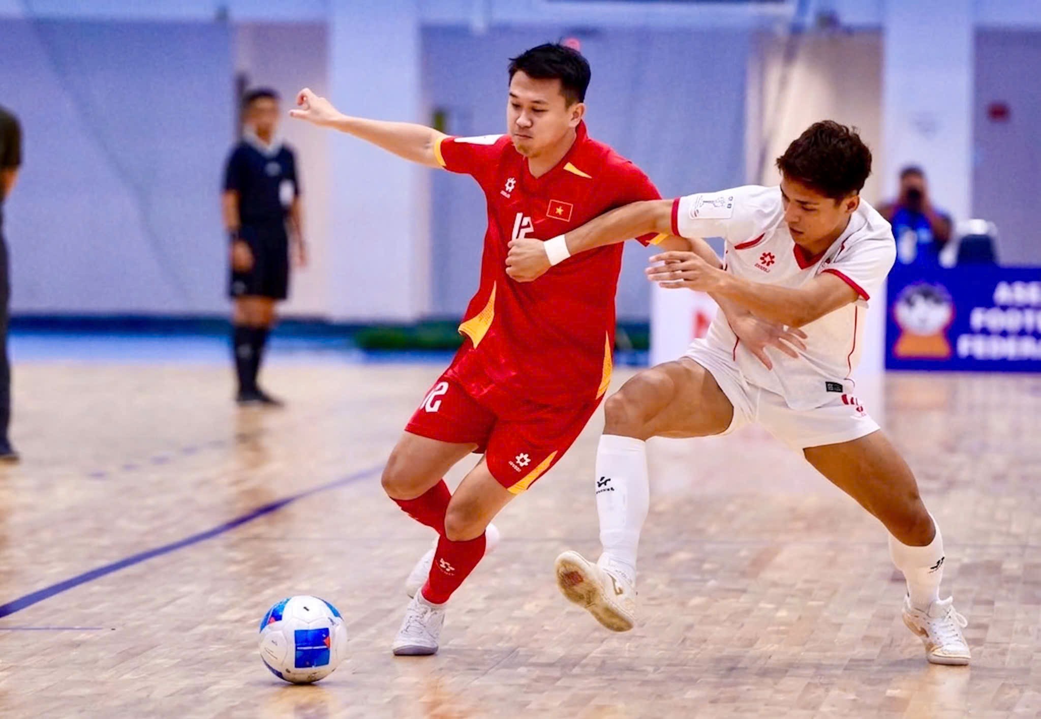 Đội tuyển futsal Việt Nam thắng đậm Myanmar trong trận ra quân
